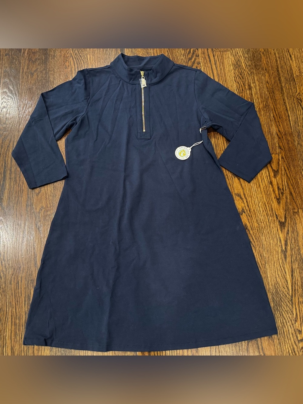 Spartina 449 Womens Small State Blue Nora Half-Zip Dress NWT Size XL